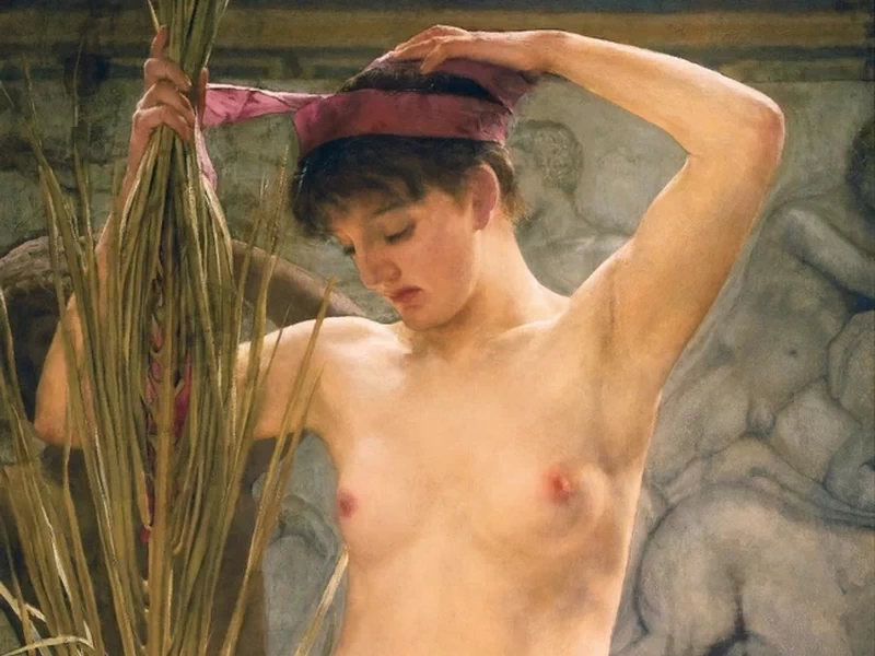1836-Lawrence Alma-Tadema - La modella dello scultore